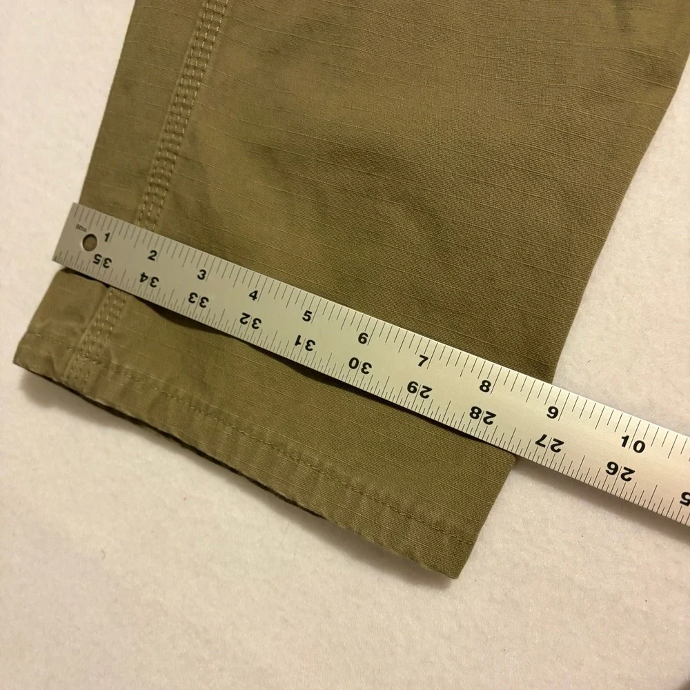 Wrangler Riggs Workwear Mens Bark Brown Ripstop Cargo Pants 3W060BR 30x30